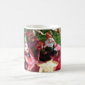 Garden Gnomes in Yard Fall Red Brown Blätter Co Kaffeetasse (Mittel)