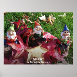 Garden Gnomes Sie sind Nummer gewinnt Name Fall hi Poster