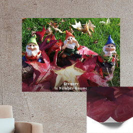 Garden Gnomes Sie sind Nummer gewinnt Name Fall hi Poster