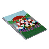Garden Gnomes Spiral Notebook Notizblock (Rechte Seite)