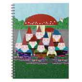 Garden Gnomes Spiral Notebook Notizblock (Vorderseite)