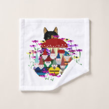 Garden Gnomes Wash Tuch