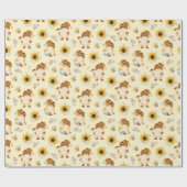 Garden Gnomes Wrapping Paper Geschenkpapier (Flach)