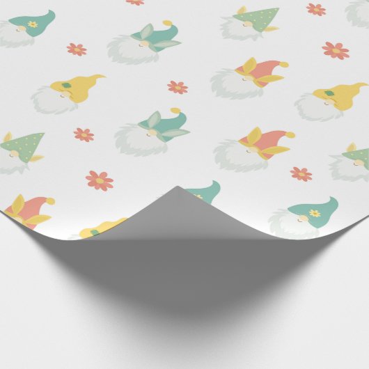 Garden Gnomes Wrapping Paper Geschenkpapier (Ecke)