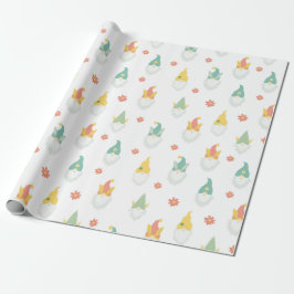 Garden Gnomes Wrapping Paper Geschenkpapier