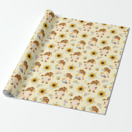 Garden Gnomes Wrapping Paper Geschenkpapier