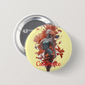 Garden Goddess Blossom Thunder_Cove Button (Vorne & Hinten)