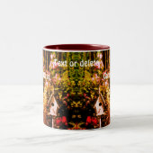 Garden Goddess Blumengarten Personalisiert Zweifarbige Tasse (Mittel)