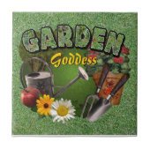 Garden Goddess Fliese (Vorderseite)