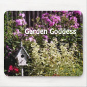 Garden Goddess Flower Garden Mousepad (Vorne)