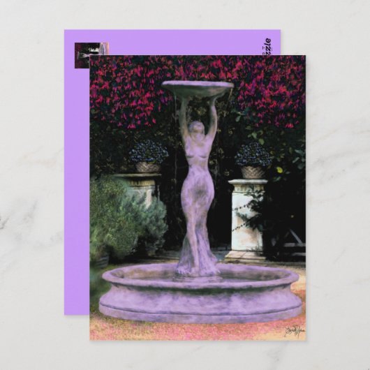 Garden Goddess ~ Postcard Postkarte (Vorne/Hinten)