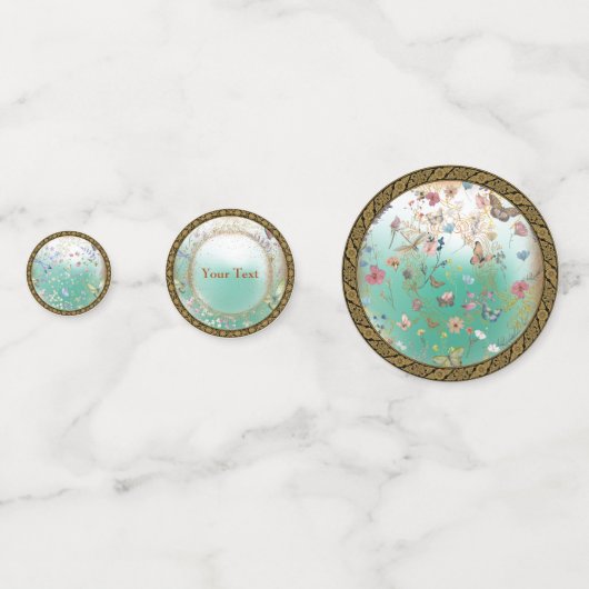 Garden Green Butterfly Konfetti (Vorderseiten)