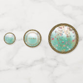 Garden Green Butterfly Konfetti (Rückseiten)