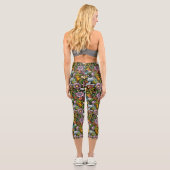 Garden Green Capri Leggings (Rückseite)