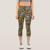 Garden Green Capri Leggings (Vorderseite)