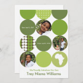 Garden Green Circles Ankündigung (Vorne/Hinten)