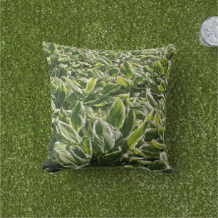 Garden Green Leaf Niedlich Vatertag Pflanze Vater Kissen