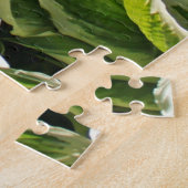 Garden Green White Hosta Pflanze Botanische Prinze Puzzle (Seite)