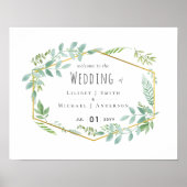 Garden Greenerity Wedding Poster (Vorne)