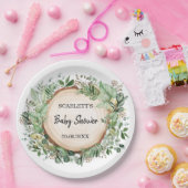 Garden Greenery Botanical Forest Baby Dusche Party Pappteller (Party)