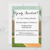 Garden Grow Blume Kunst, Dichtung und Musik Einladung (Vorderseite)