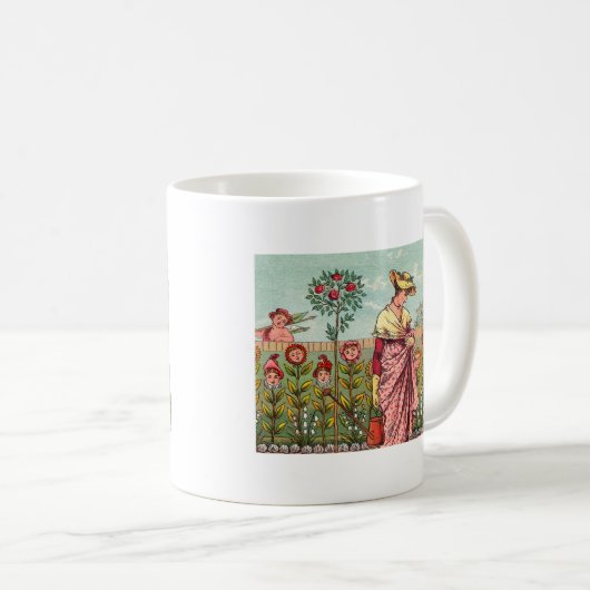 Garden Grow Blume Kunst, Dichtung und Musik Kaffeetasse (VorderseiteRechts)