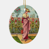 Garden Grow Blume Kunst, Dichtung und Musik Keramik Ornament (Rechts)