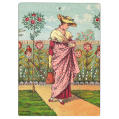 Garden Grow Blume Kunst, Dichtung und Musik Klemmbrett (Rückseite)