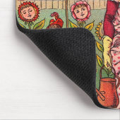 Garden Grow Blume Kunst, Dichtung und Musik Mousepad (Ecke)