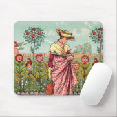 Garden Grow Blume Kunst, Dichtung und Musik Mousepad (Mit Mouse)