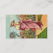 Garden Grow Blume Kunst, Dichtung und Musik Visitenkarte (Rückseite)