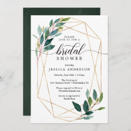 Garden Grüntöne Bridal Dusche Einladung Grün