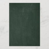 Garden Grüntöne Bridal Dusche Einladung Grün (Rückseite)