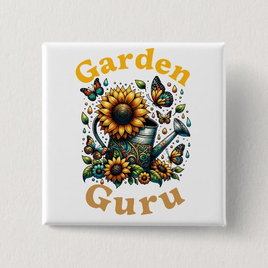 Garden Guru Button (Vorderseite)