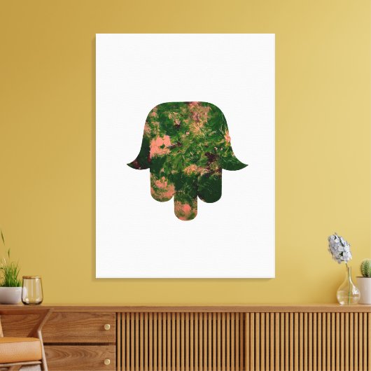 Garden Hamsa Balloon Painting Studio Art  Leinwanddruck (Insitu (Wohnzimmer))