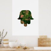Garden Hamsa Balloon Painting Studio Art Poster (Küche)