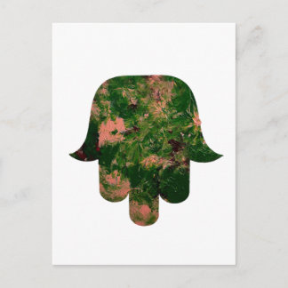 Garden Hamsa Balloon Painting Studio Art Postkarte