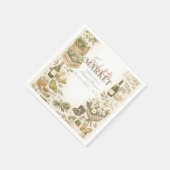Garden Harvest Market Bridal Shower Serviette (Ecke)