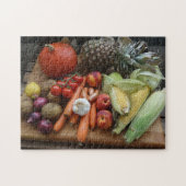 Garden Harvest Vegetables und Obst Puzzle (Horizontal)