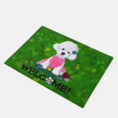 Garden Helper Bichon Doormat Fußmatte (Schrägansicht)