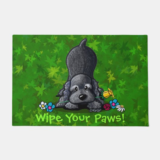 Garden Helper Cocker Spaniel Doormat Fußmatte (Vorderseite)