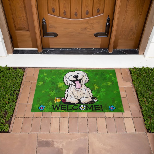 Garden Helper Goldendoodle Doormat Fußmatte (Außenbereich)