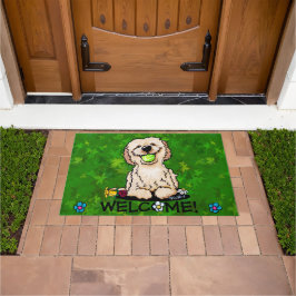 Garden Helper Goldendoodle Doormat Fußmatte