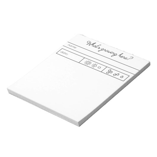 Garden Helper Notizblock (Rotiert)