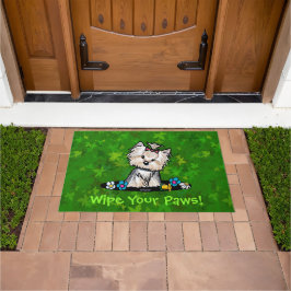 Garden Helper Yorkie Terrier Doormat Fußmatte