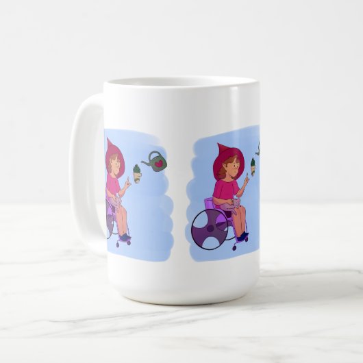 Garden-Hexe-Tasse Kaffeetasse (Vorderseite Links)