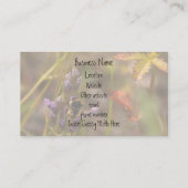 Garden HoneyBee Visitenkarte (Rückseite)