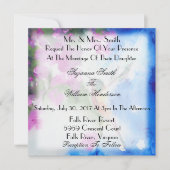 Garden Hummingbird Elegante Hochzeiten Einladungen (Vorderseite)