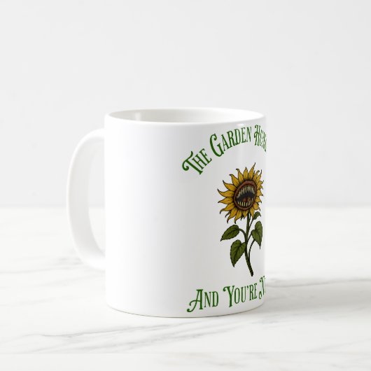 Garden Hunger Mug - You’re Next Kaffeetasse (Vorderseite Links)