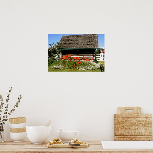 Garden Hütte Poster (Küche)